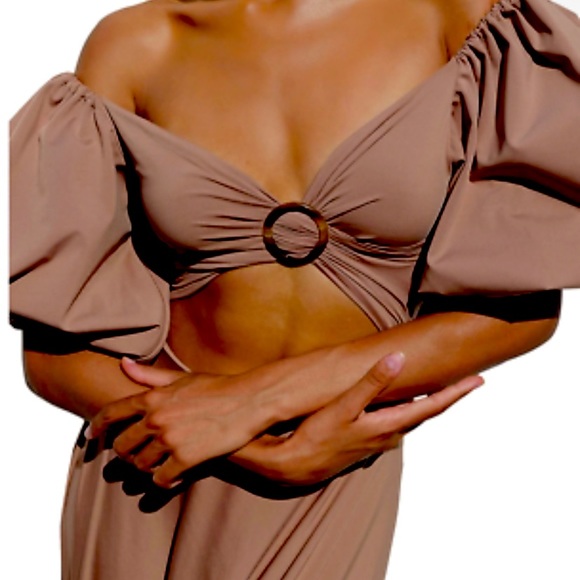 MAYGEL CORONEL Vesuvio Cut Out Maxi Dress - Picture 2 of 10